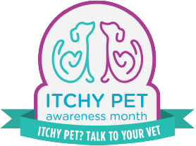 Itchy Pet Awareness Month logo